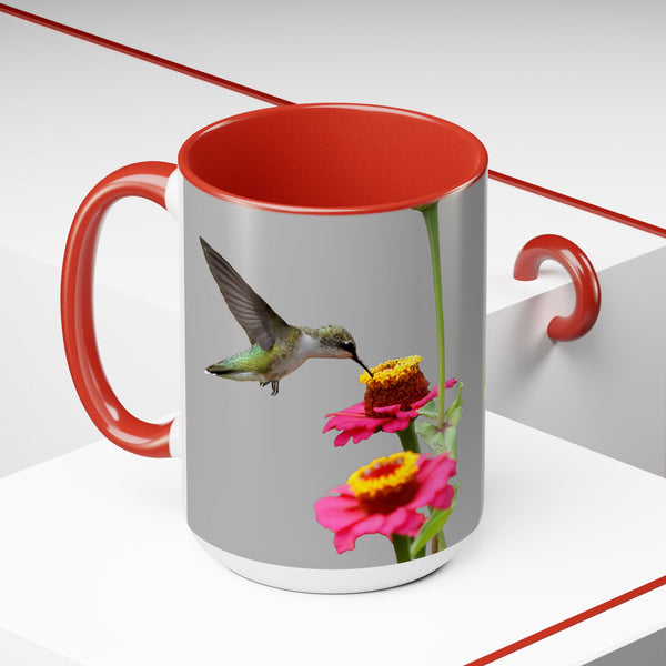 Two-Tone Coffee Mugs, 15oz