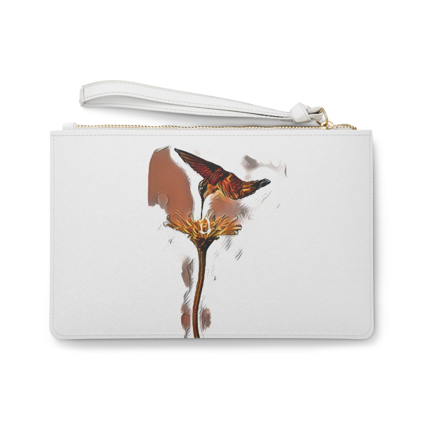 Hummingbird Flame Clutch Bag