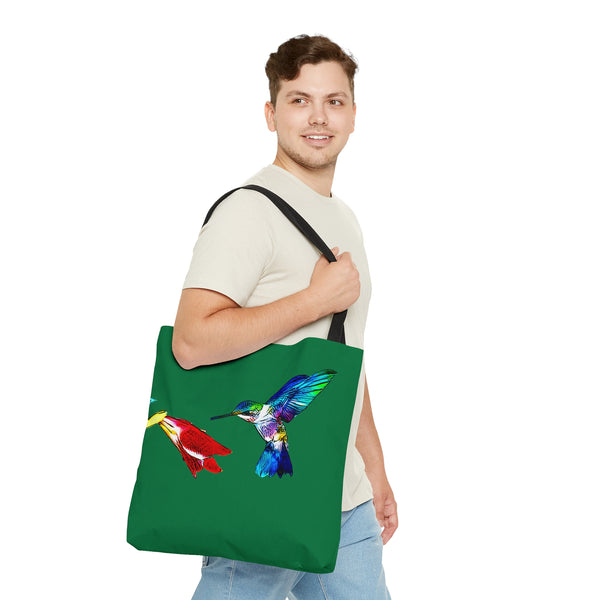 Hummingbird Sweet Green Tote Bag (AOP 1)