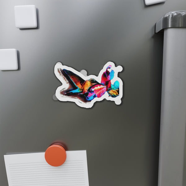 Hummingbird Landing Die-Cut Magnets