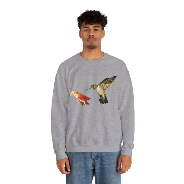 Hummingbird Slim Unisex Heavy Blend™ Crewneck Sweatshirt