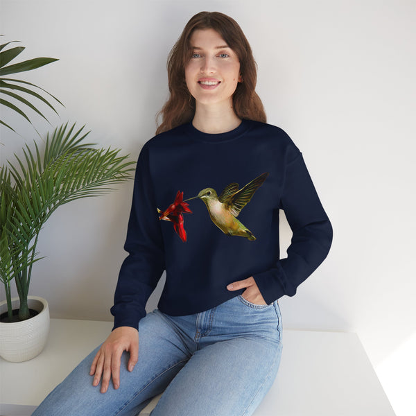 Hummingbird Proud Unisex Heavy Blend™ Crewneck Sweatshirt