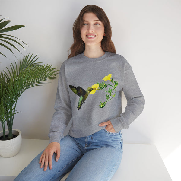 Hummingbird Glory Unisex Heavy Blend™ Crewneck Sweatshirt