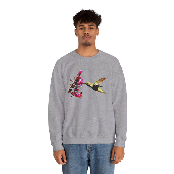 Hummingbird Sip Unisex Heavy Blend™ Crewneck Sweatshirt