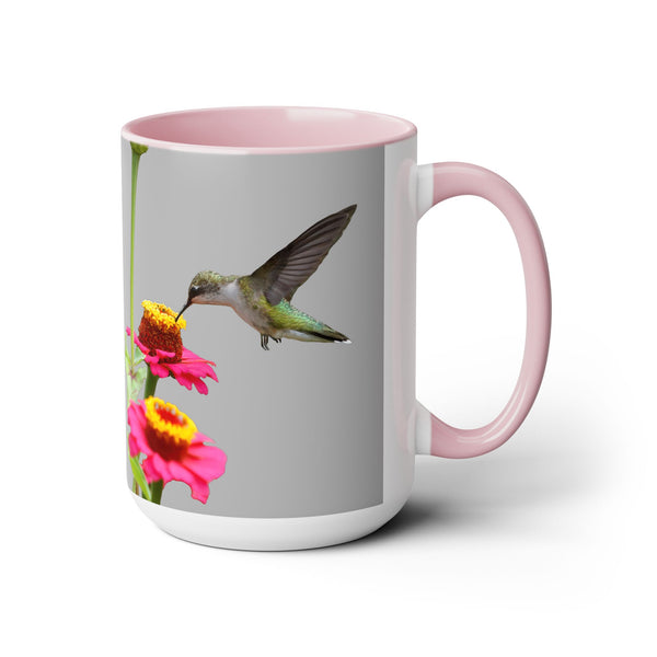 Two-Tone Coffee Mugs, 15oz