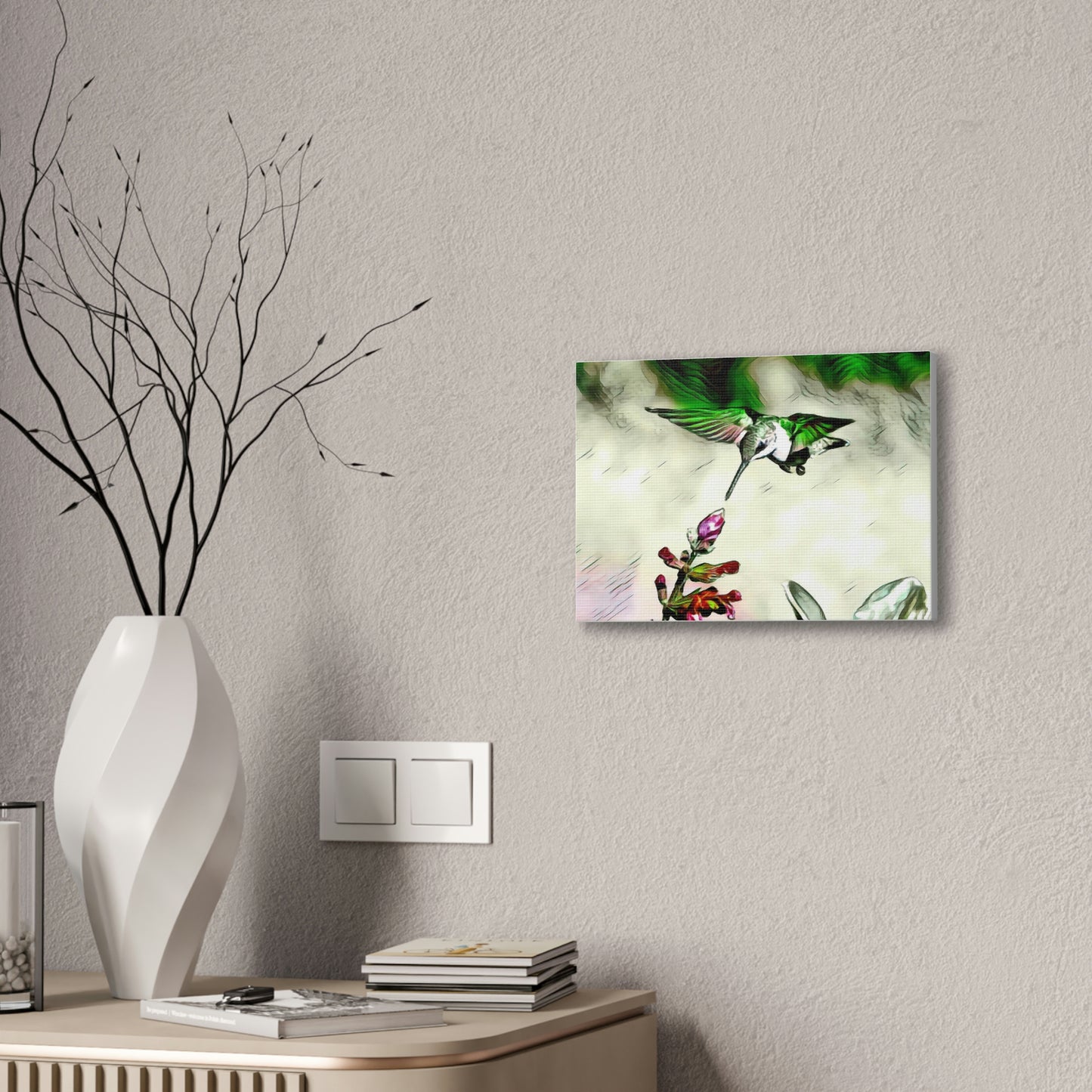 Green Skyline Canvas Stretched, 0.75"