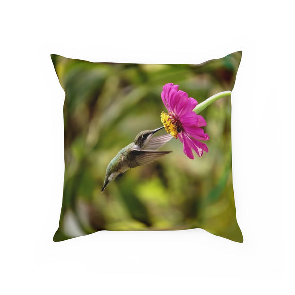 Bright Delights Hummingbird Cushion
