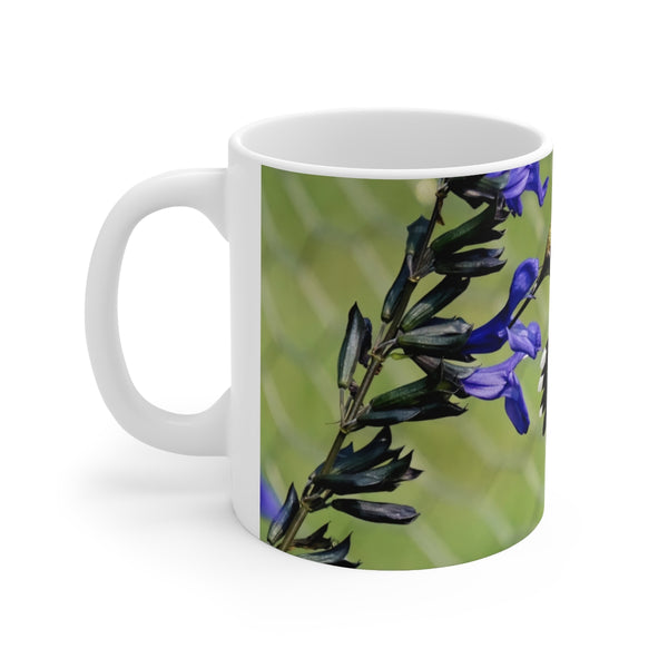 Mid Air Twist Hummingbird Ceramic Mug 11oz