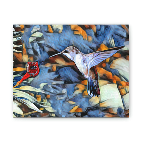 Sweet Red Canvas Stretched, 0.75"