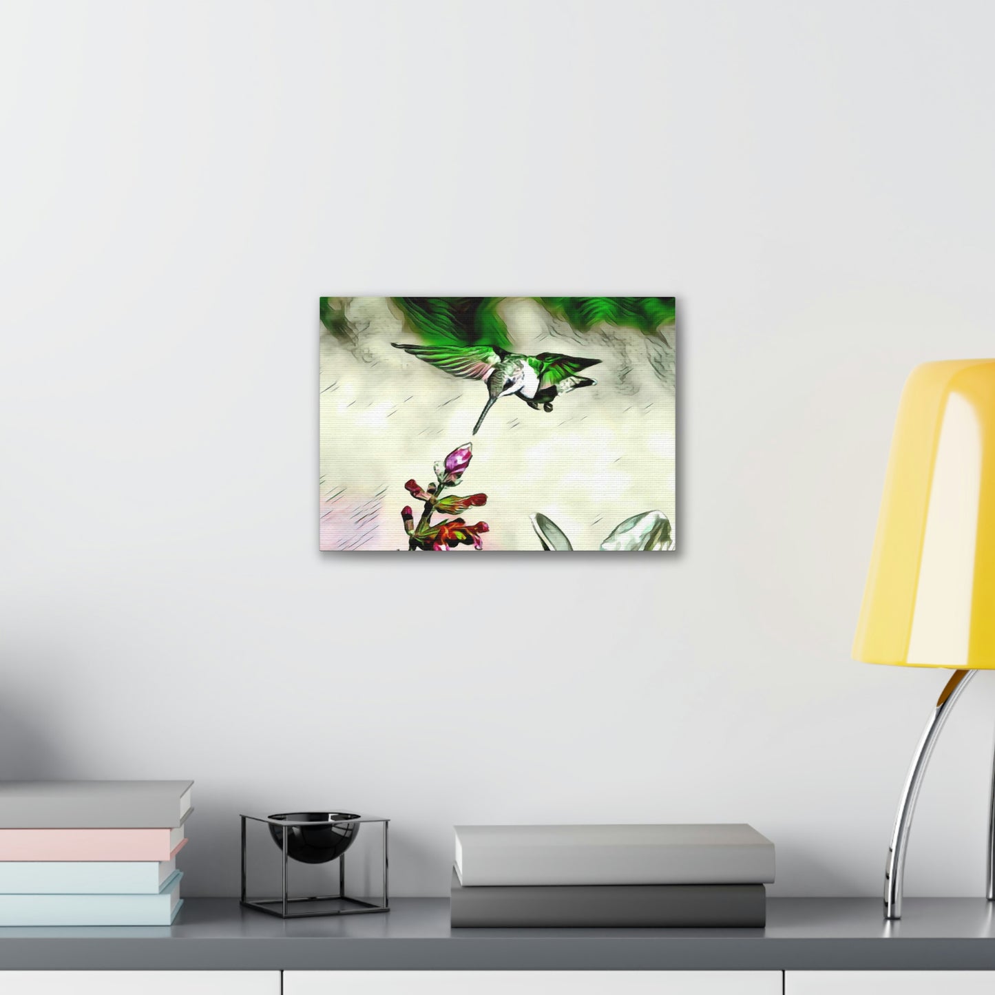 Green Skyline Canvas Stretched, 0.75"