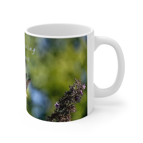 Towering Love Hummingbird Ceramic Mug 11oz