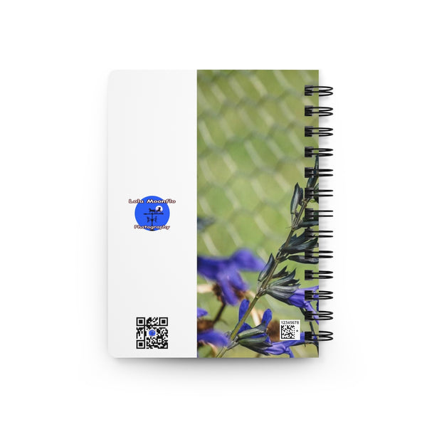 Violet Twist Hummingbird Spiral Bound Journal