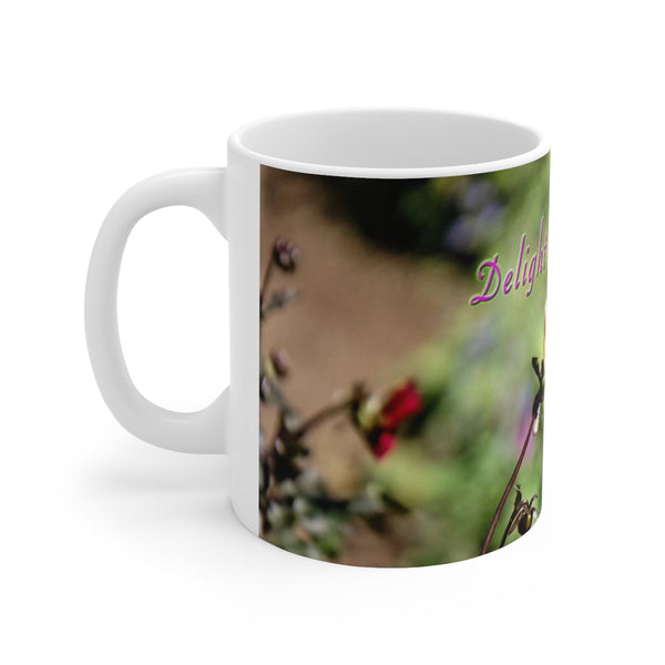 Delight Moment Hummingbird Ceramic Mug 11oz