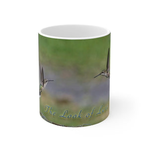 Look of Love Hummingbird Ceramic Mug 11oz