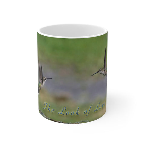 Look of Love Hummingbird Ceramic Mug 11oz