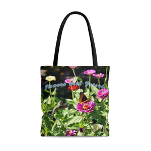 Flowers with Friends Hummingbird Tote