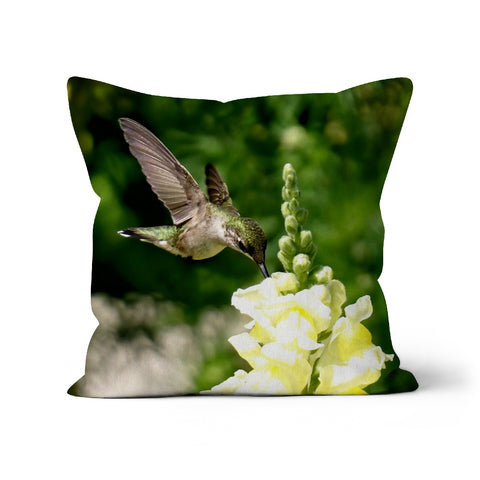 Snappy Light Hummingbirds Cushion