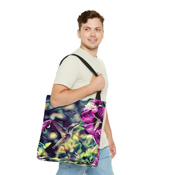 Purple Flight Tote Bag (AOP)