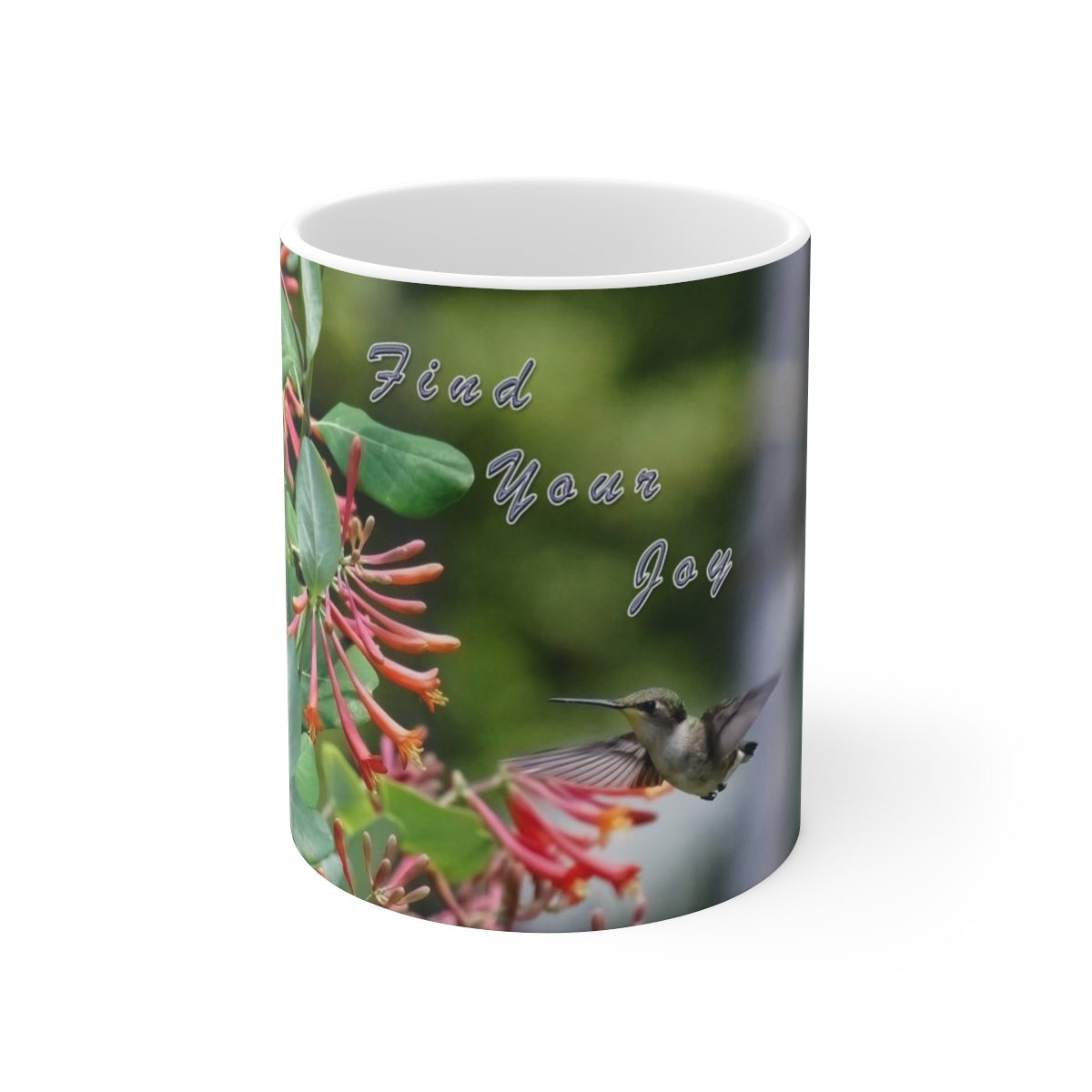 Find Joy Hummingbird Ceramic Mug 11oz