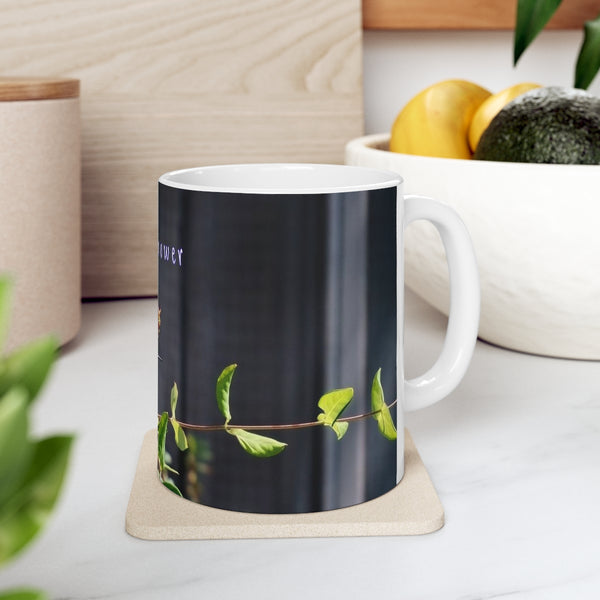 Flower Shower Hummingbird Ceramic Mug 11oz