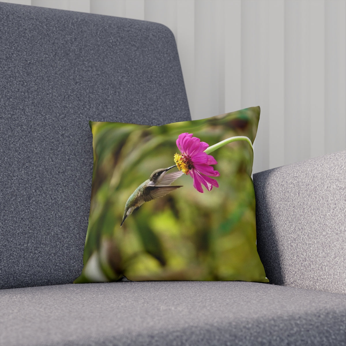 Bright Delights Hummingbird Cushion