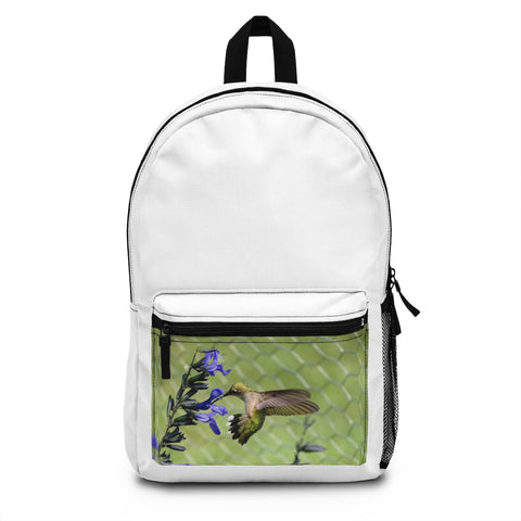 Violet Twist Hummingbird Backpack