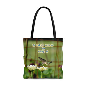 Wing It Hummingbird Tote