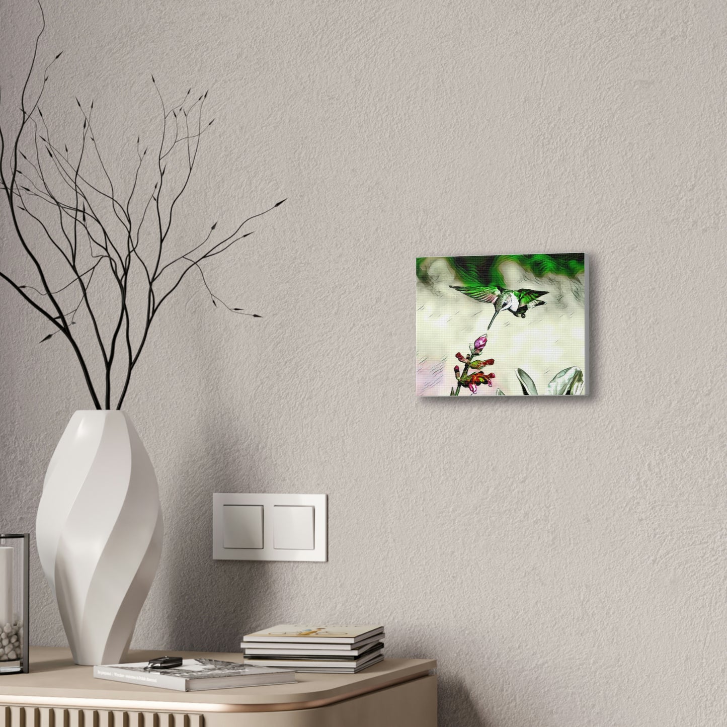 Green Skyline Canvas Stretched, 0.75"