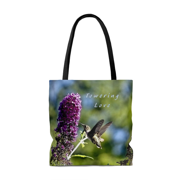 Towering Love Hummingbird Tote