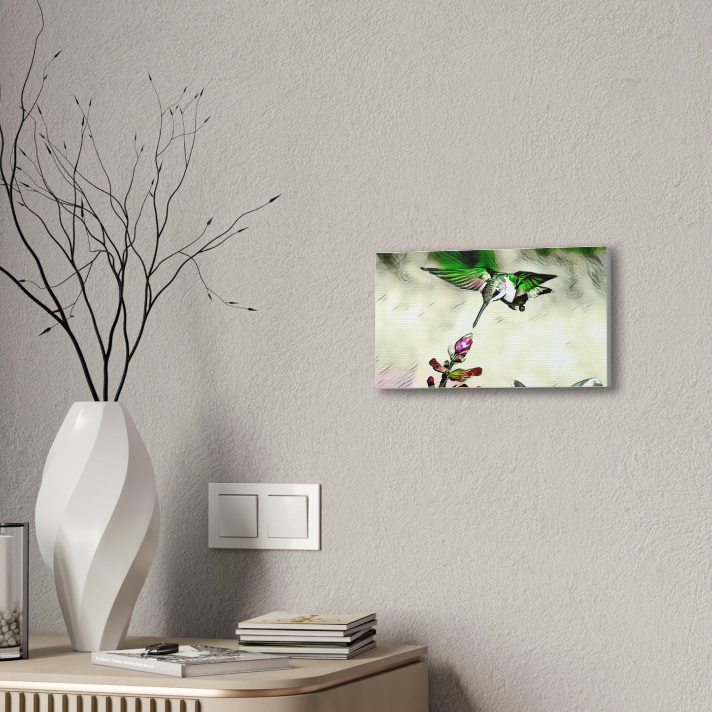 Green Skyline Canvas Stretched, 0.75"