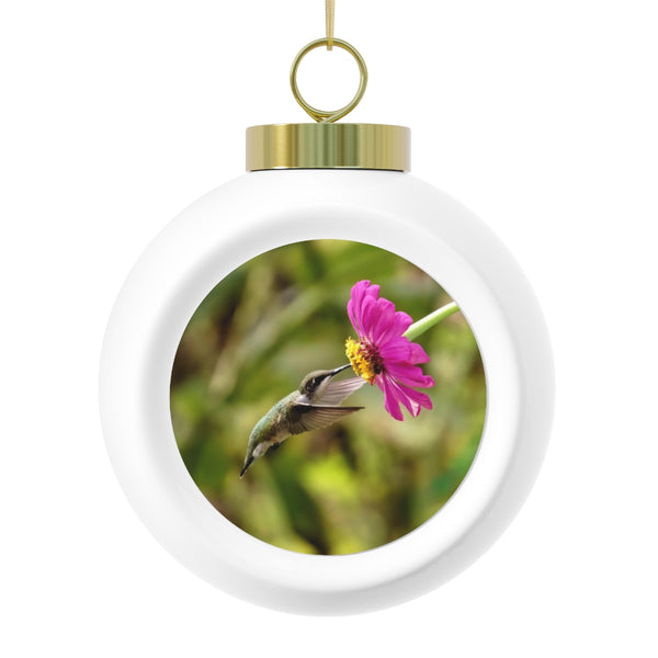 Bright Delights Hummingbird Christmas Ball Ornament