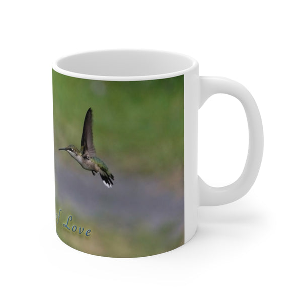 Look of Love Hummingbird Ceramic Mug 11oz