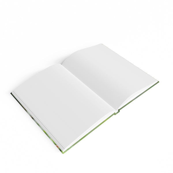 Flower Bud Hummingbird Hard Backed Journal