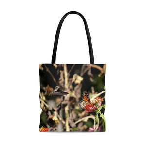 Sharing Petals Hummingbird Tote