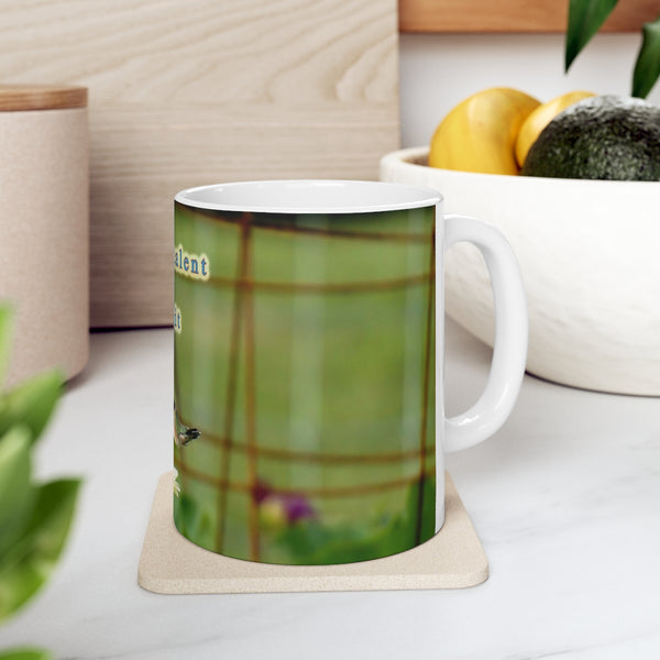 Wing It Hummingbird Ceramic Mug 11oz