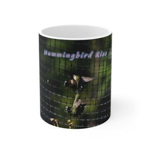 Kissing Hummingbird Ceramic Mug 11oz