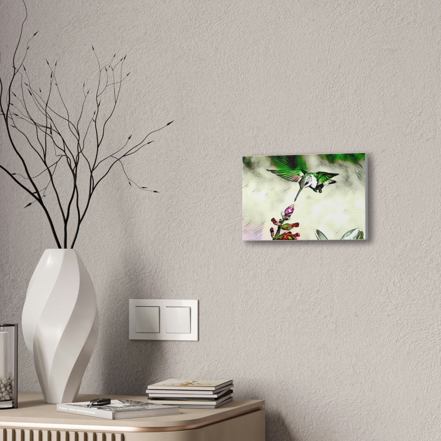Green Skyline Canvas Stretched, 0.75"