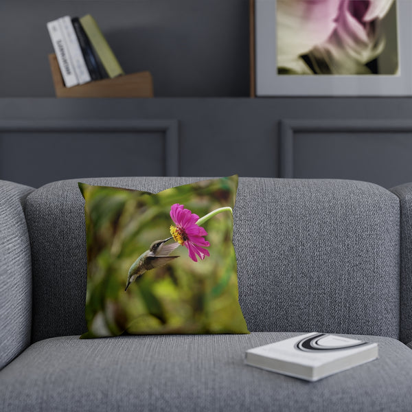 Bright Delights Hummingbird Cushion