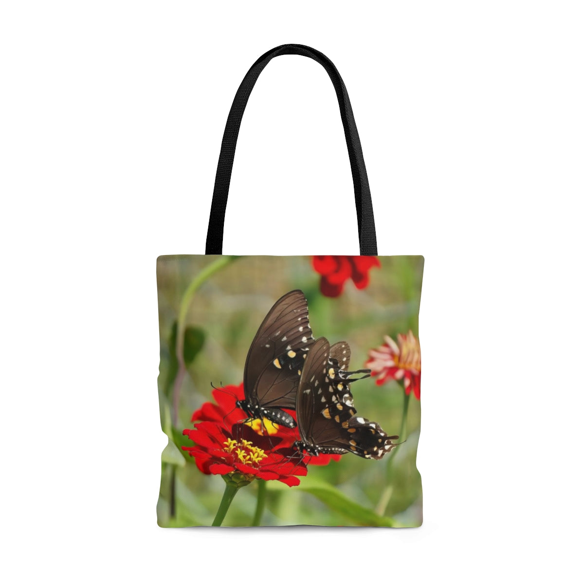 Red Tail Butterfly Tote Bag