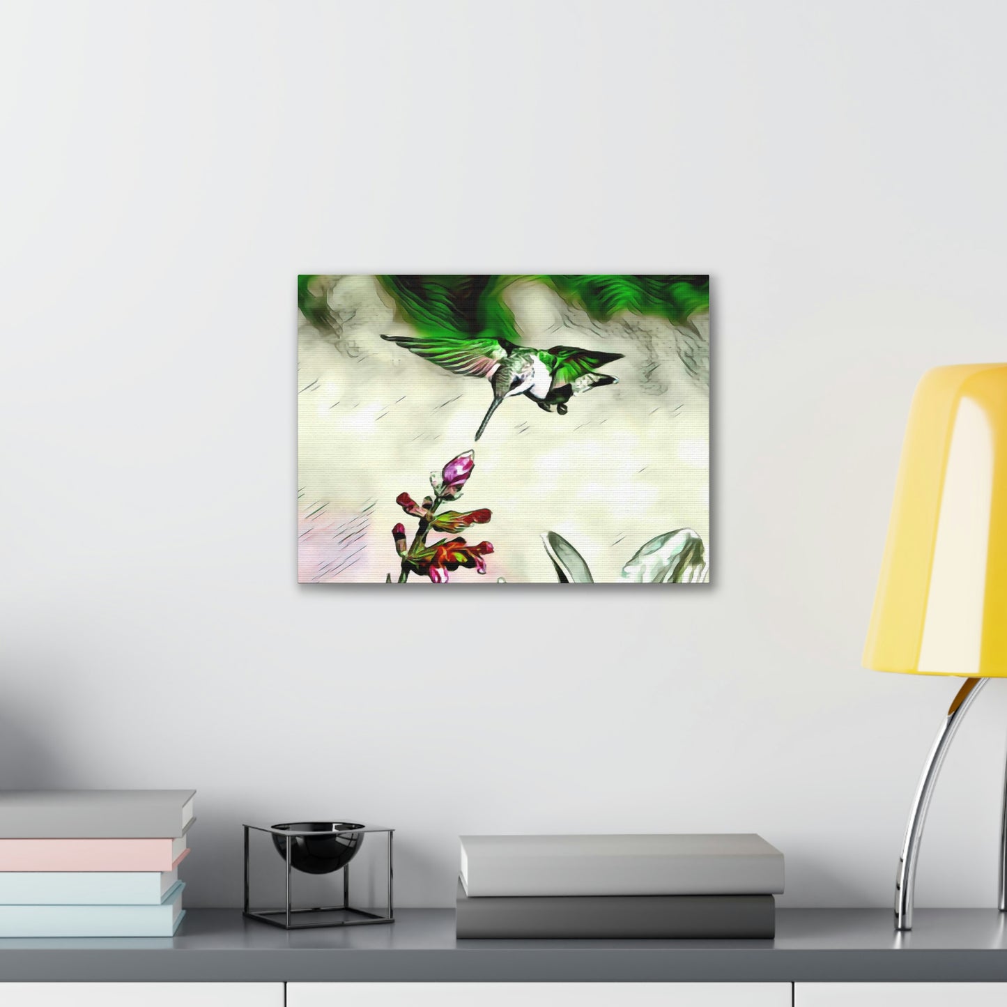 Green Skyline Canvas Stretched, 0.75"