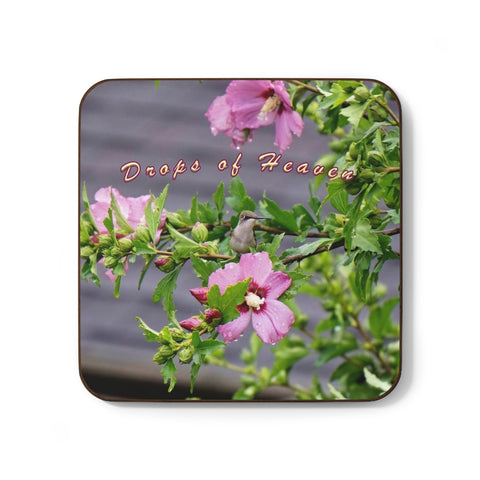 Drops of Heaven Hummingbird Hardboard Back Coaster