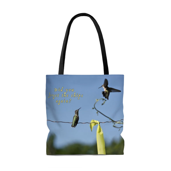 Forget the Chips Hummingbird Tote