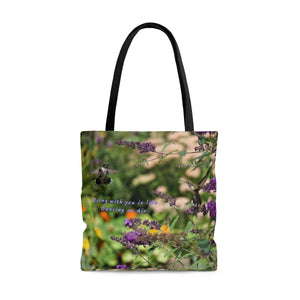 Dancing on Air Hummingbird Tote