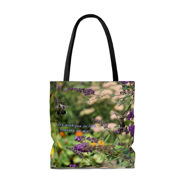 Dancing on Air Hummingbird Tote