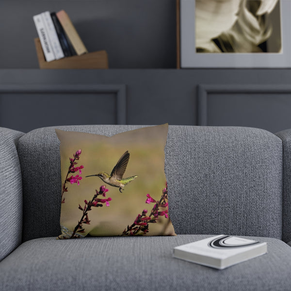 Flying Dart Hummingbird Cushion