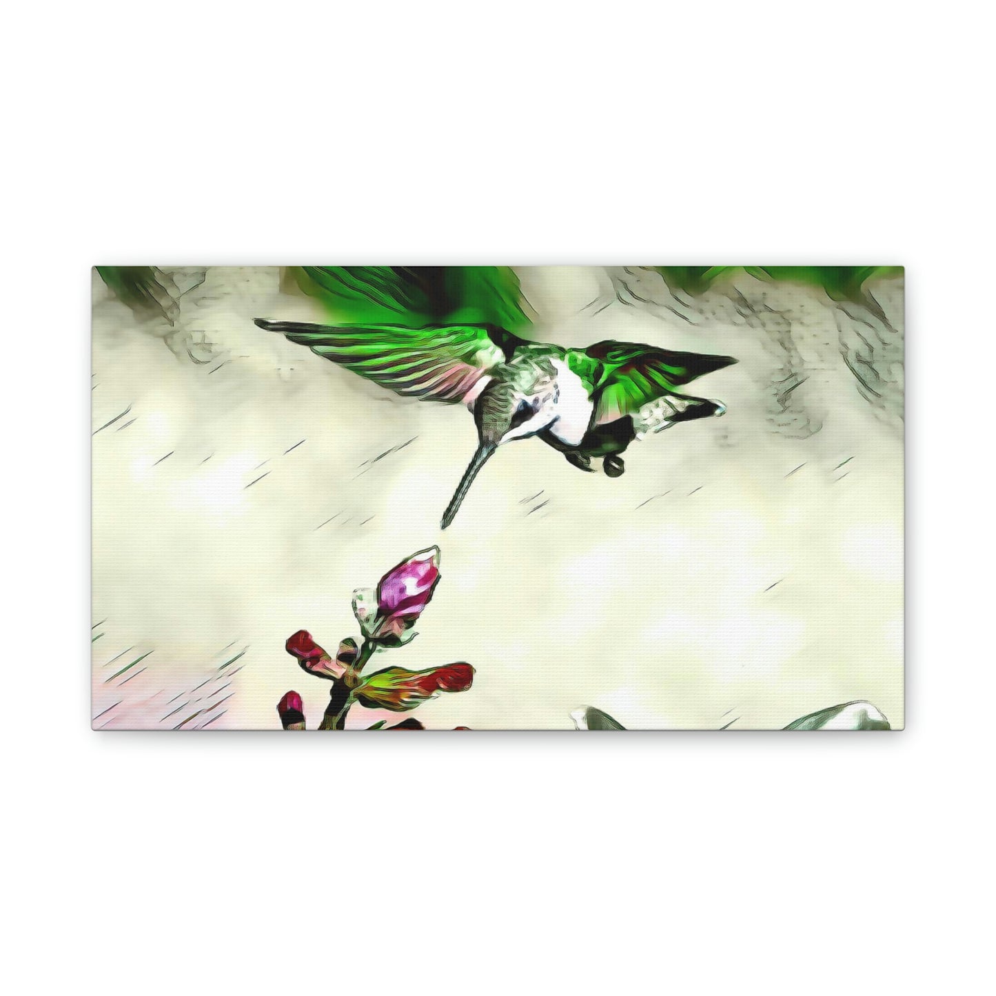 Green Skyline Canvas Stretched, 0.75"