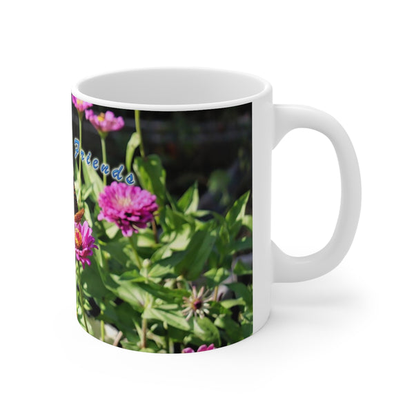 Flower Friends Hummingbird Ceramic Mug 11oz