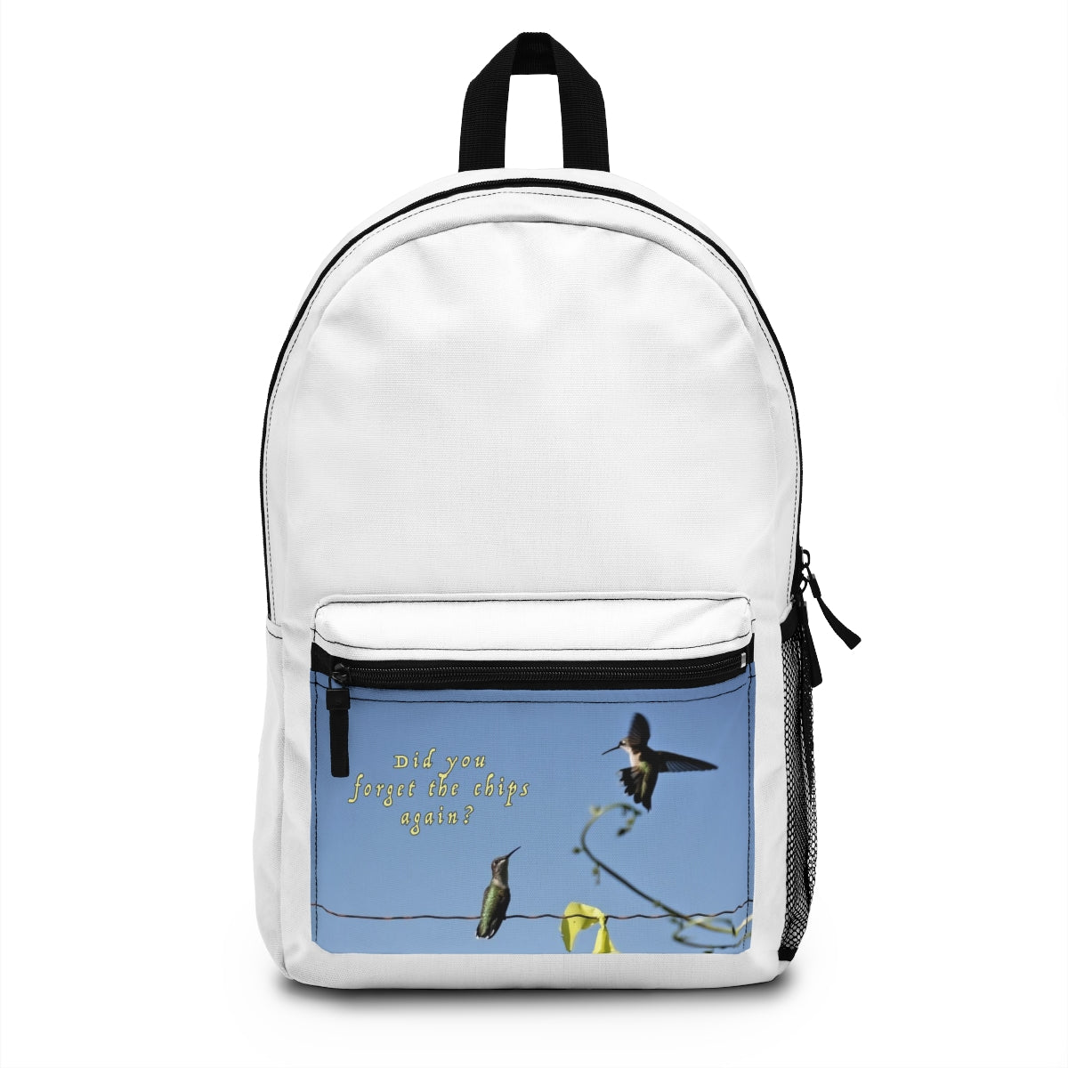 Forget the Chips Hummingbird Backpack